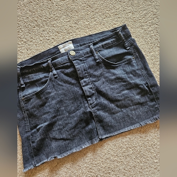 McGuire Denim Dresses & Skirts - Anthropologie Mcguire Denim Distressed Mini Skirt Size 30